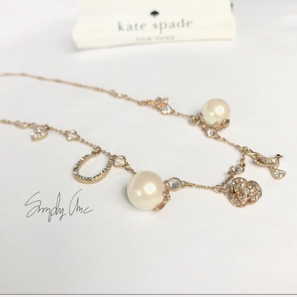 NWT Kate Spade Vintage charm gold tone necklace - Picture 4 of 6